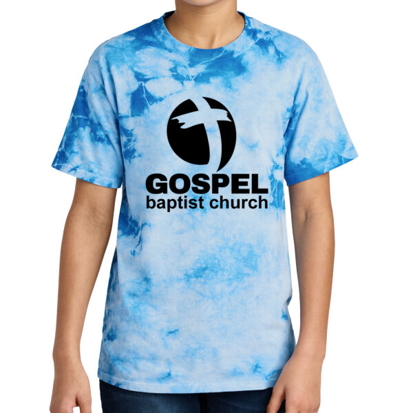 PC145Y - Youth Crystal Tie Dye Tee Thumbnail